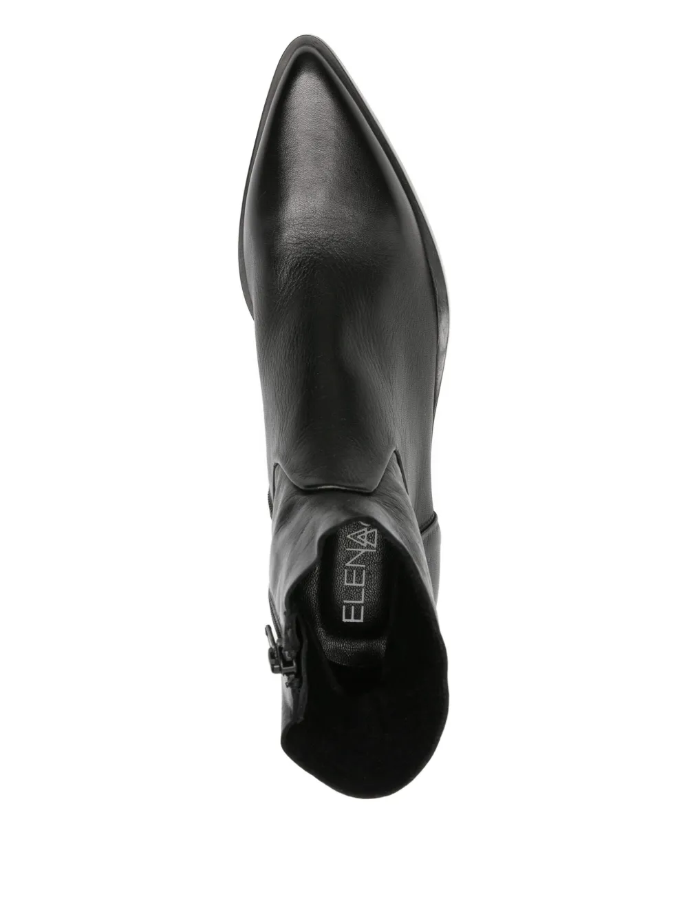 Elena Iachi Pointed-toe Ankle Boots In Black