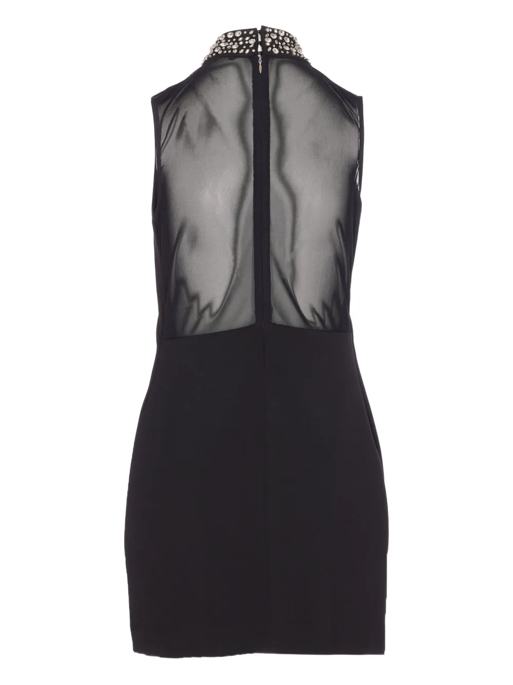LIU JO crystal-embellished mini dress - Zwart