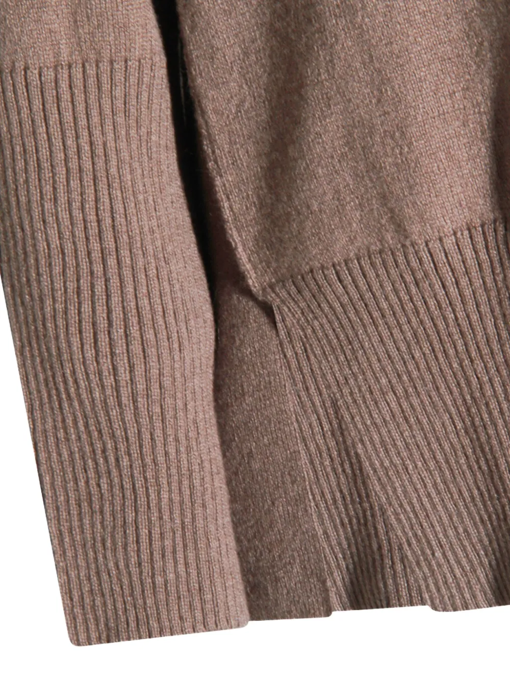 Antonelli Trui met raglan mouwen en zijsplit Bruin