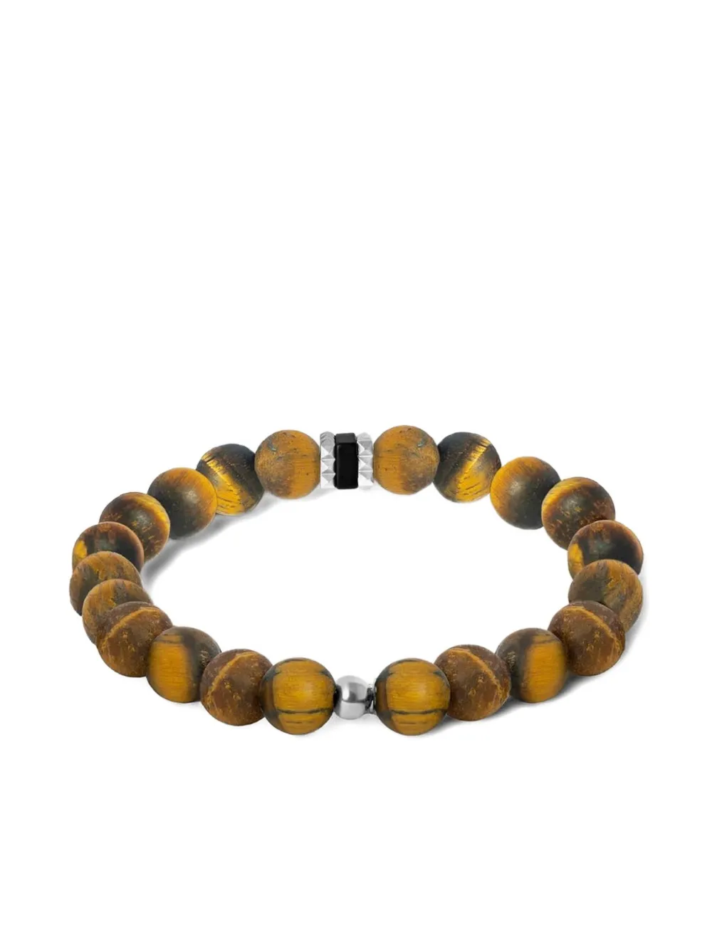 Tateossian Giza beaded bracelet - ブラウン Tateossian Giza beaded bracelet - ブラウン