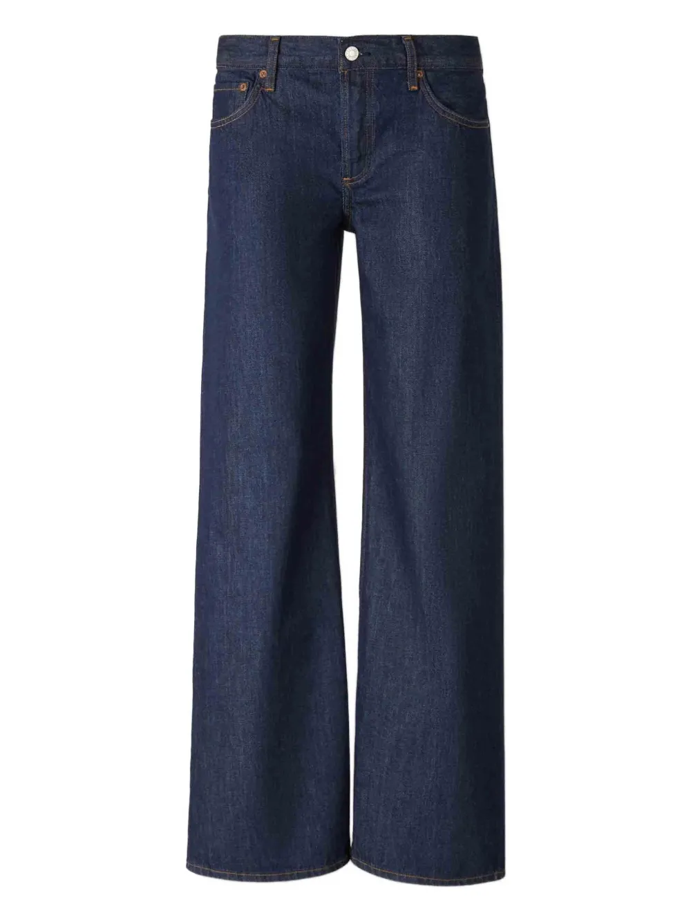 Agolde Wide Straight Jeans In Blue