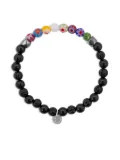 Tateossian Millefiori beaded bracelet - Black
