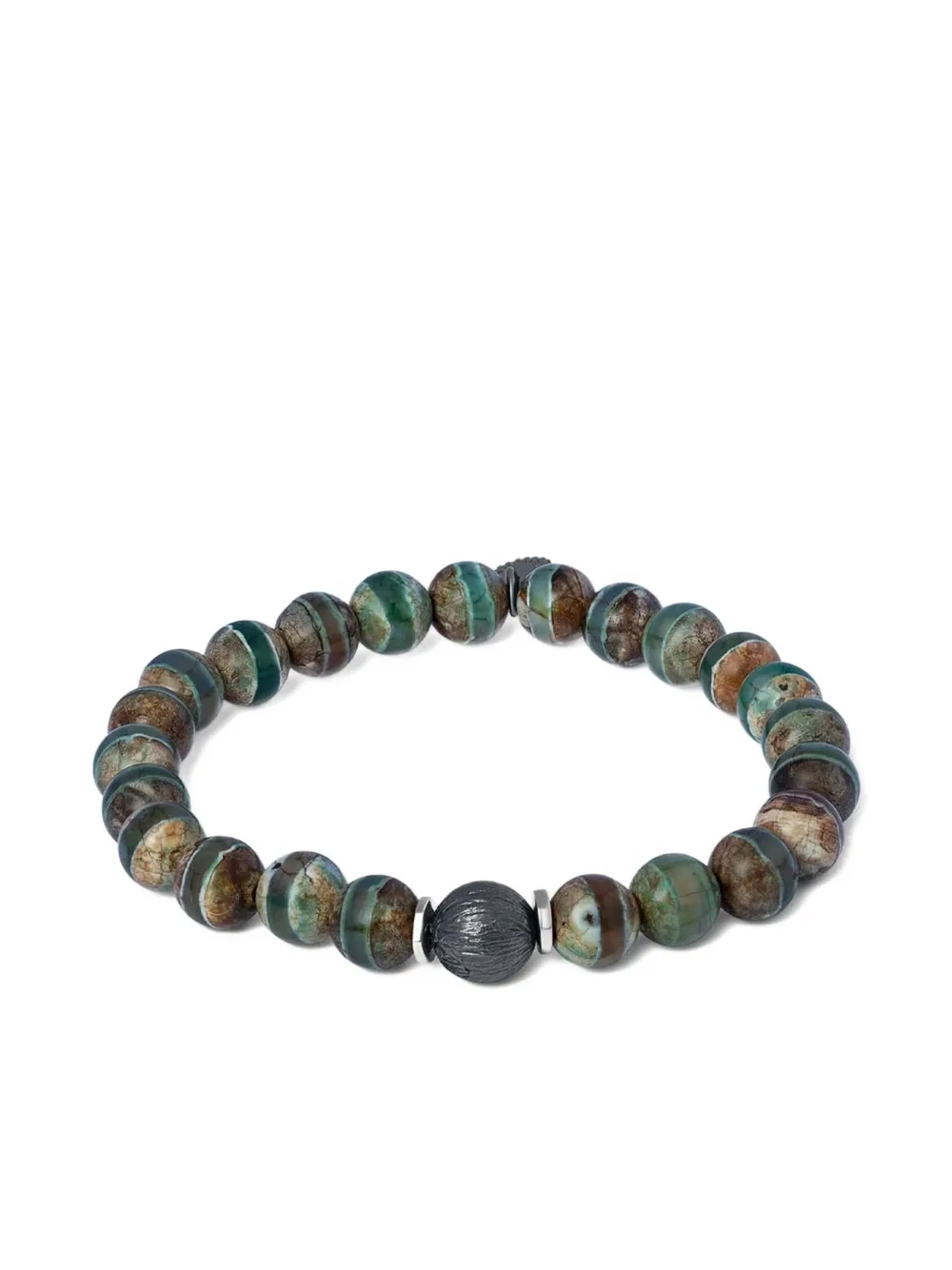 Tateossian Lhasa Graffiato beaded bracelet - グリーン Tateossian Lhasa Graffiato beaded bracelet - グリーン