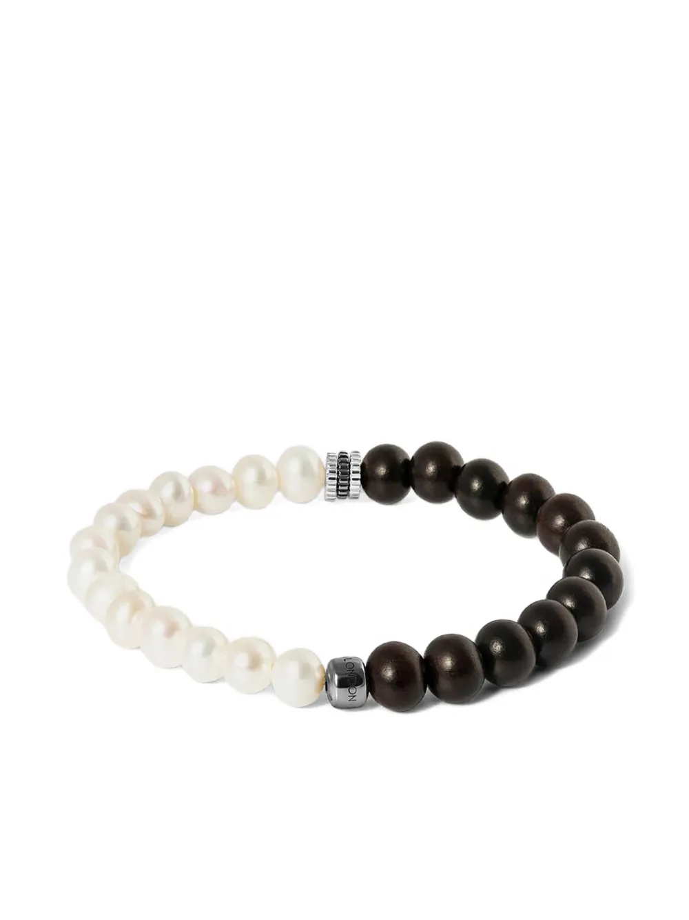 Tateossian Gear Trio Bracelet In Black