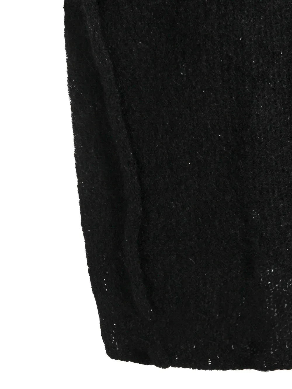 Thom Krom Open-front Long-sleeve Cardigan In Black