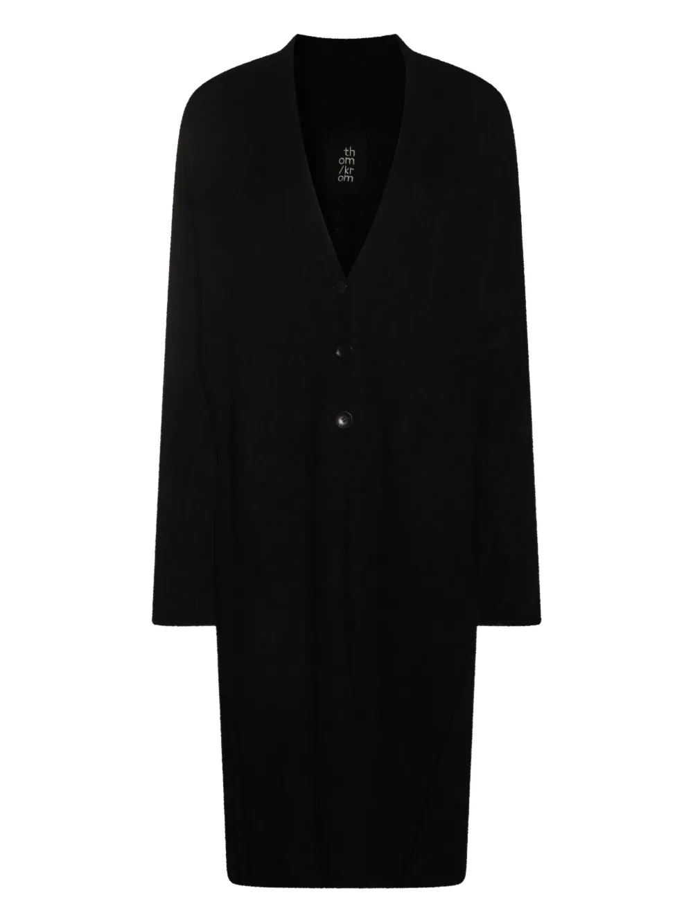 Thom Krom open-front long-sleeve cardigan - Nero