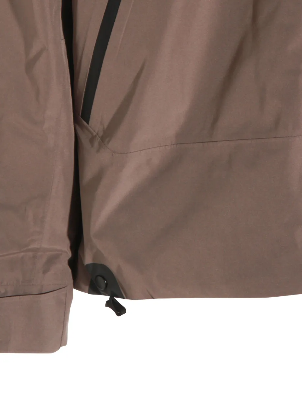 The North Face Eg Devils Thumb Grid-pattern Hooded Jacket In Brown