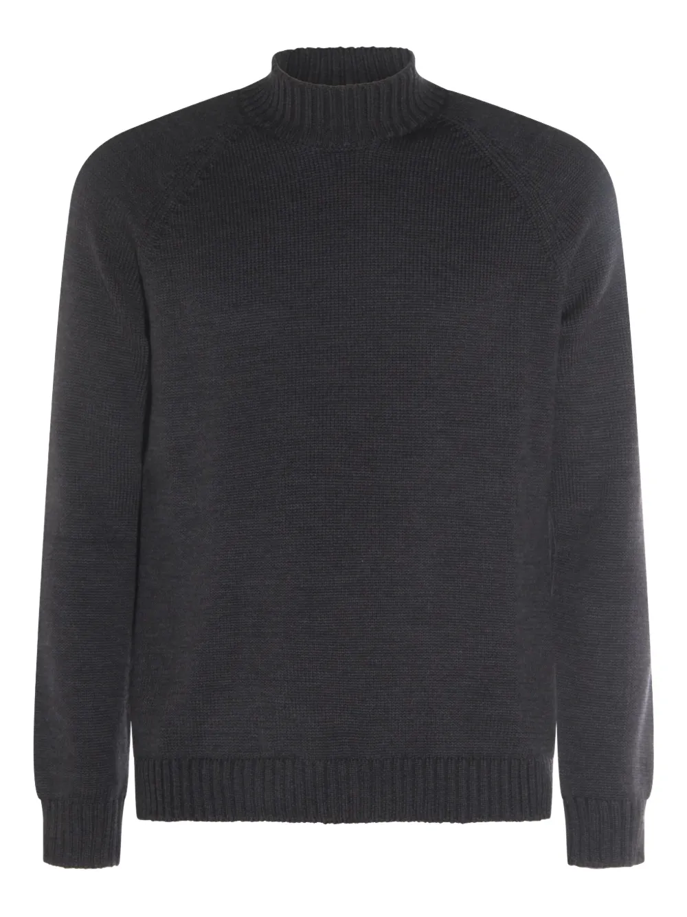 Zanone high-neck raglan-sleeve sweater - Grijs