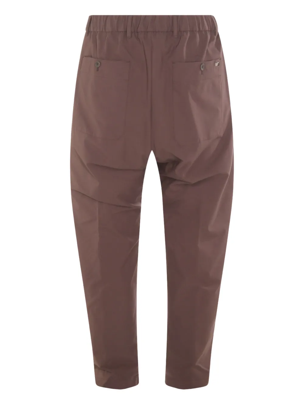 Herno Belt Loop Casual Pants In Brown