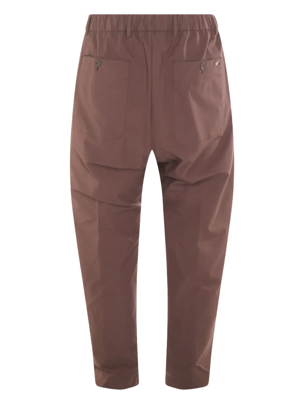 Herno Belt Loop Casual Pants In Brown