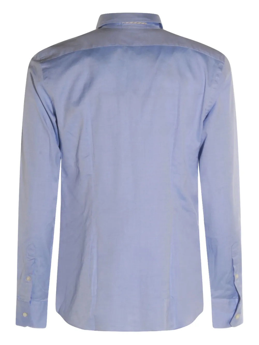 Glanshirt long-sleeve cotton shirt - Blauw