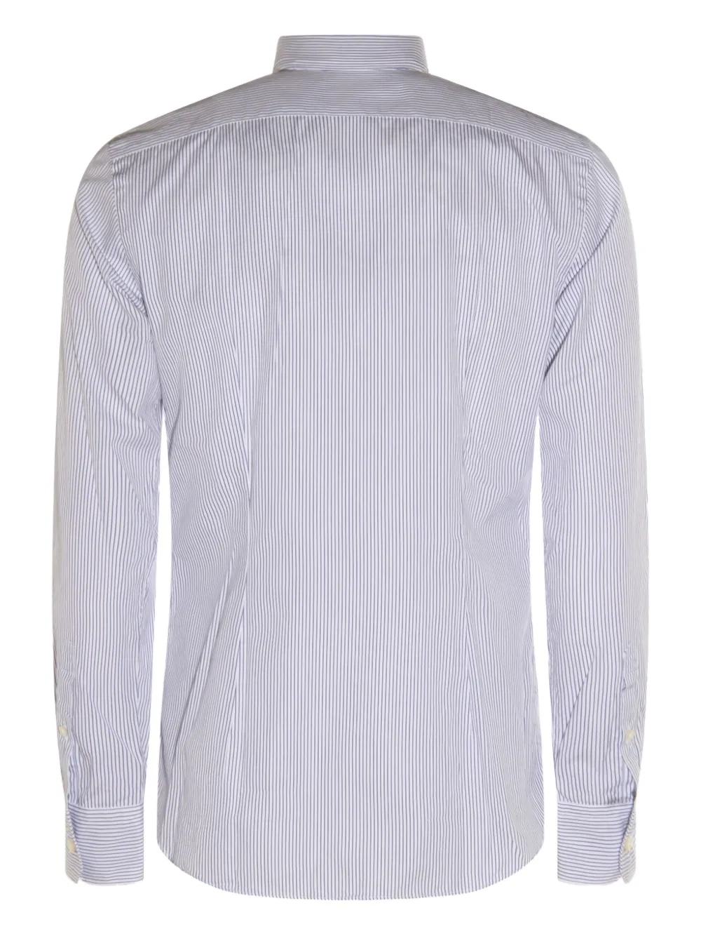 Glanshirt striped cotton shirt - Blauw