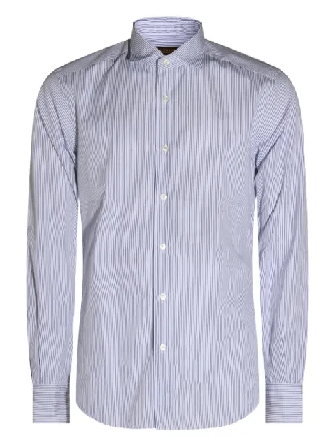 Glanshirt striped cotton shirt