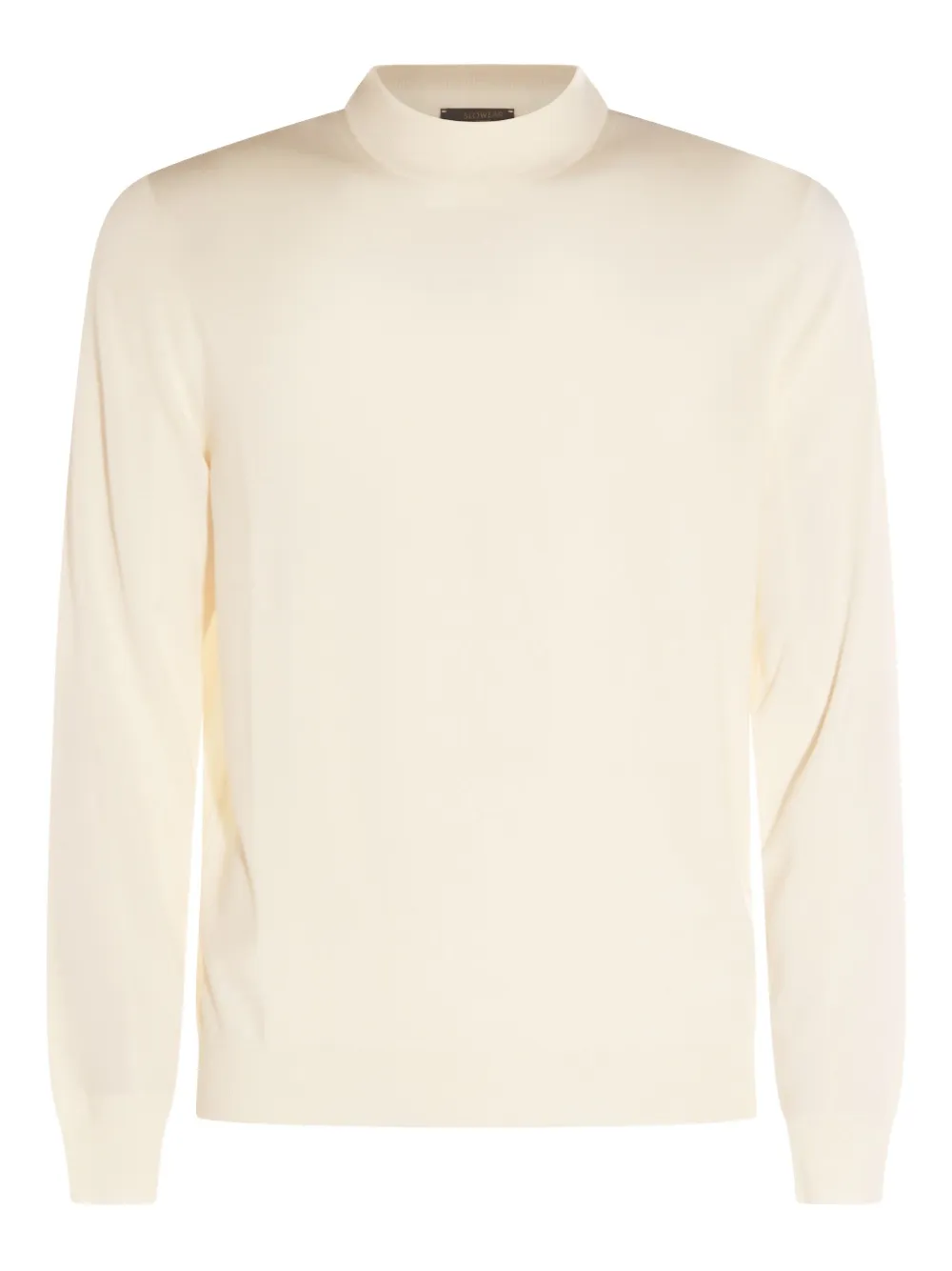 Zanone mock-neck ribbed sweater - ニュートラル Zanone mock-neck ribbed sweater - ニュートラル