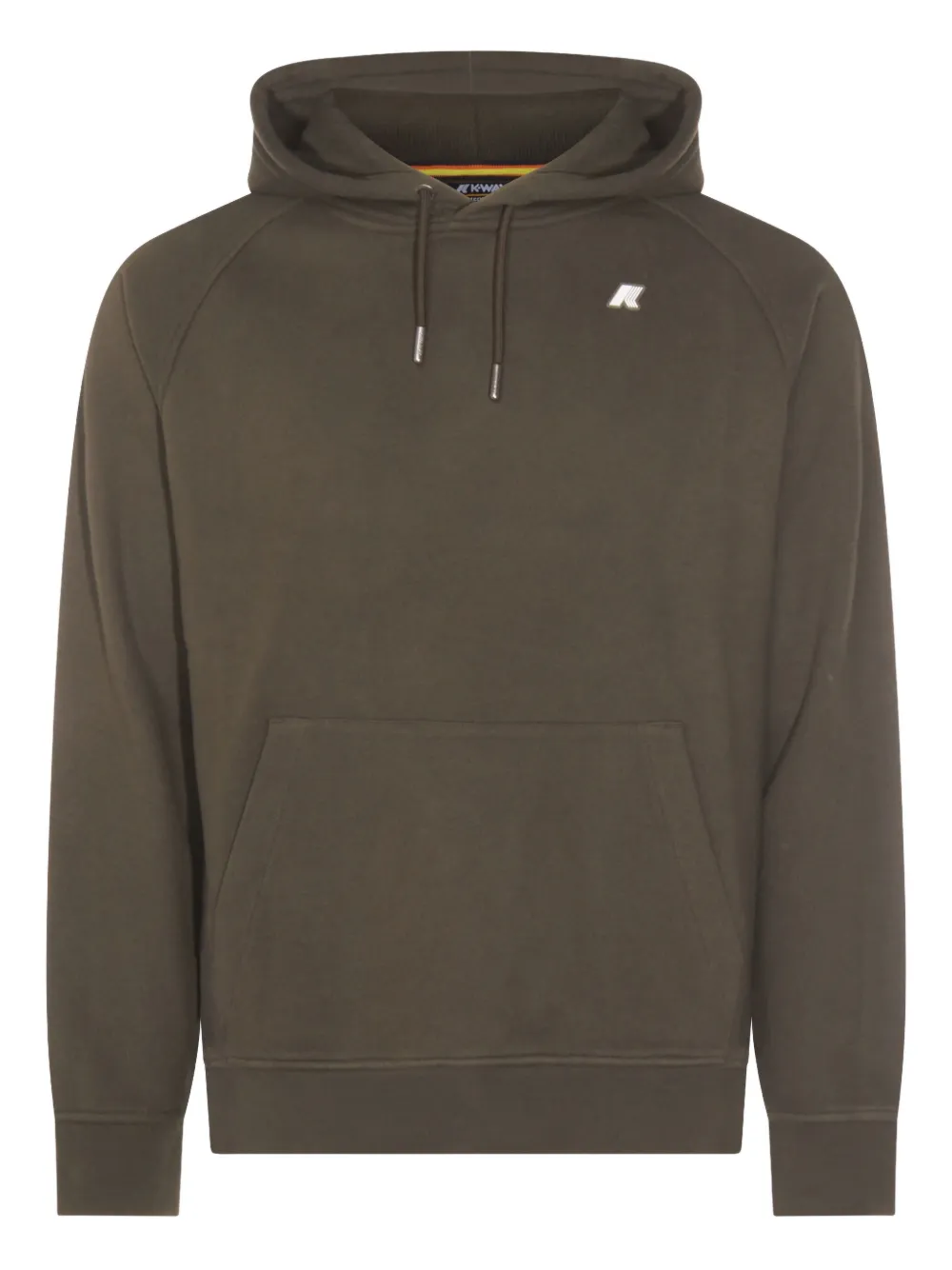 K-way Green Cotton Alban Heavy Fleece Sweatshirt In Green