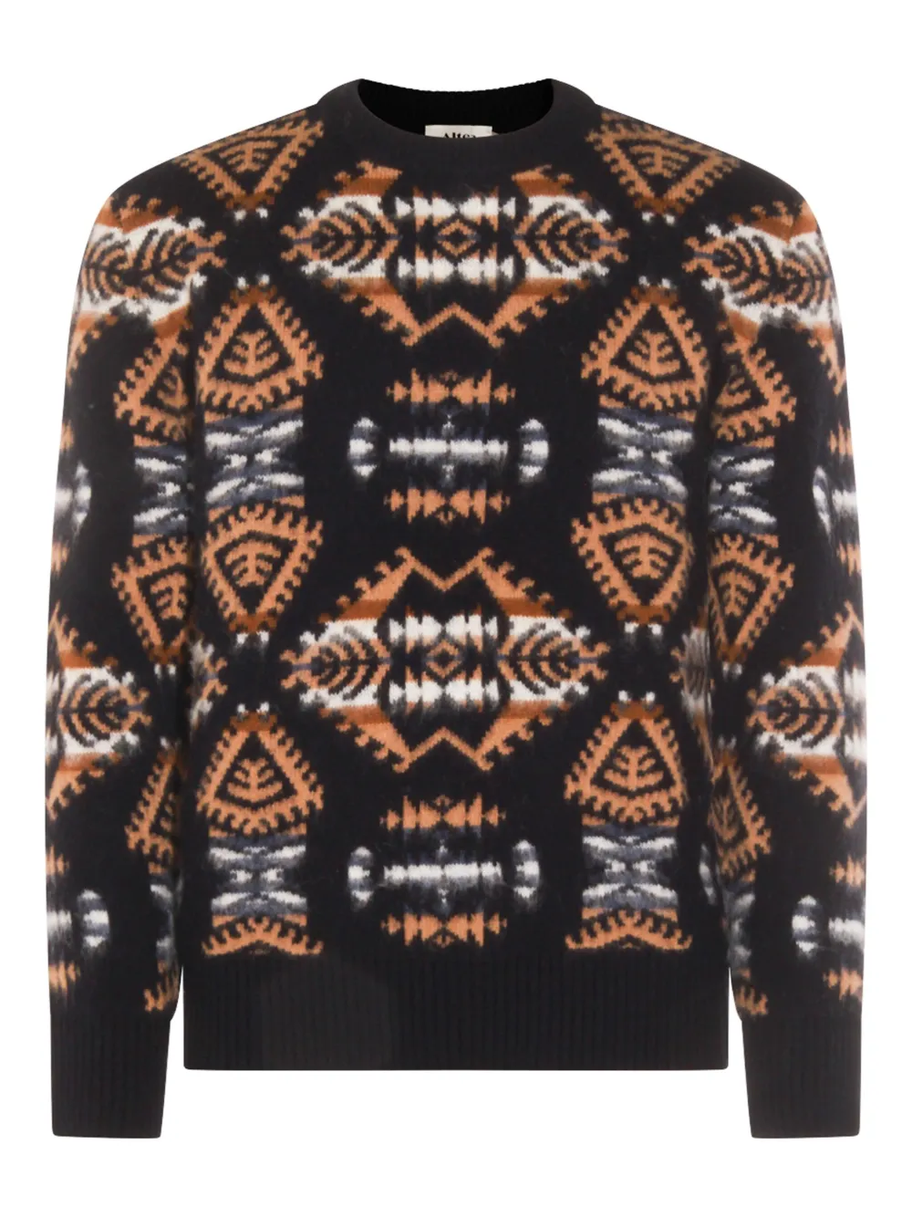 Altea fair-isle jumper - ブラック Altea fair-isle jumper - ブラック