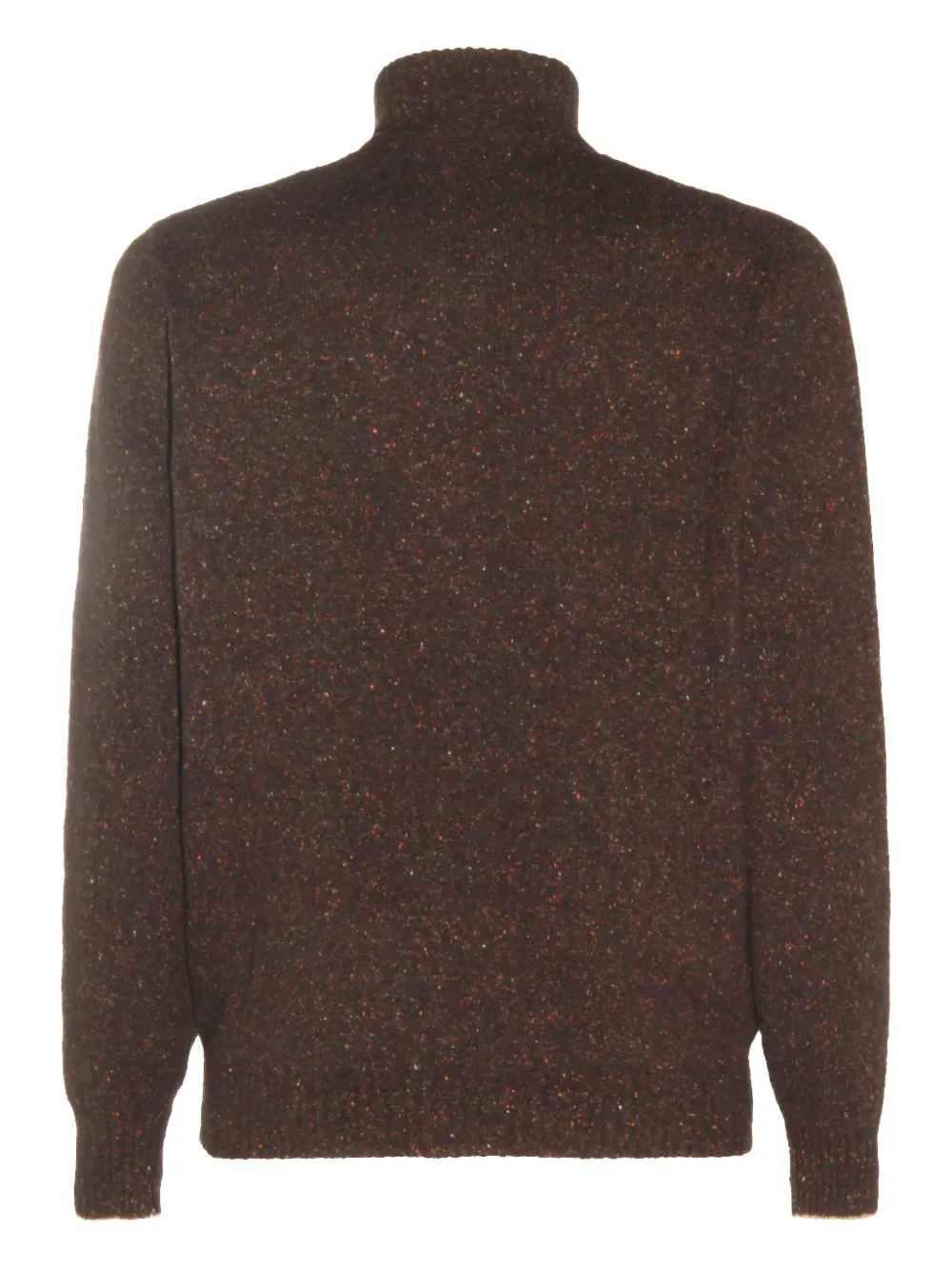 Brunello Cucinelli Vest met hoge hals en rits Bruin