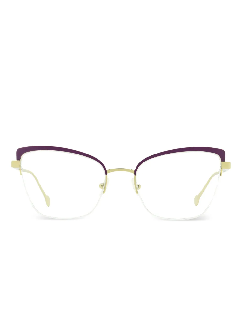 Ferragamo Eyewear lunettes de vue à monture papillon | or | Image 1