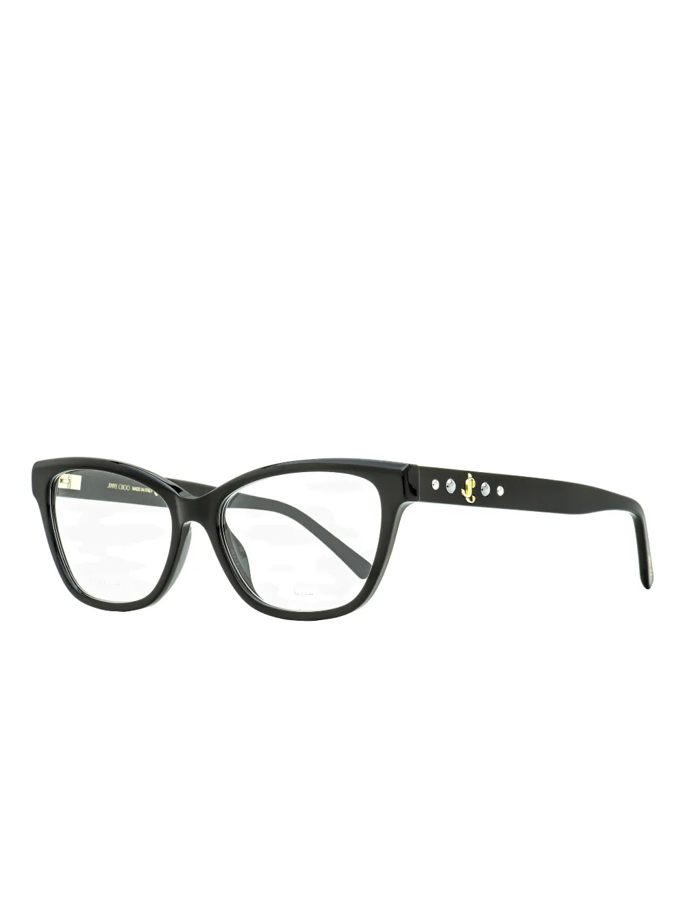 Jimmy Choo Cat-eye Glasses In Black