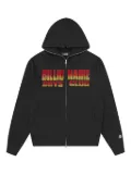Billionaire rhinestone-embellished zip-up hoodie - Black