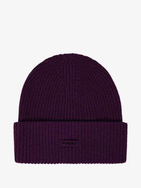 PINKO gorro tejido de canalé