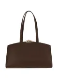 Benedetta Bruzziches Serena clasp shoulder bag - Brown