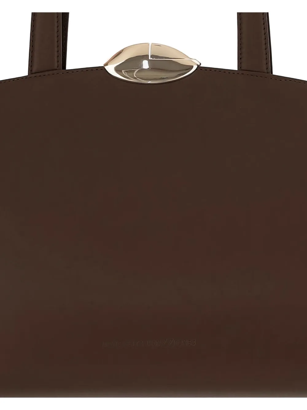 Benedetta Bruzziches Serena Clasp Shoulder Bag In Brown
