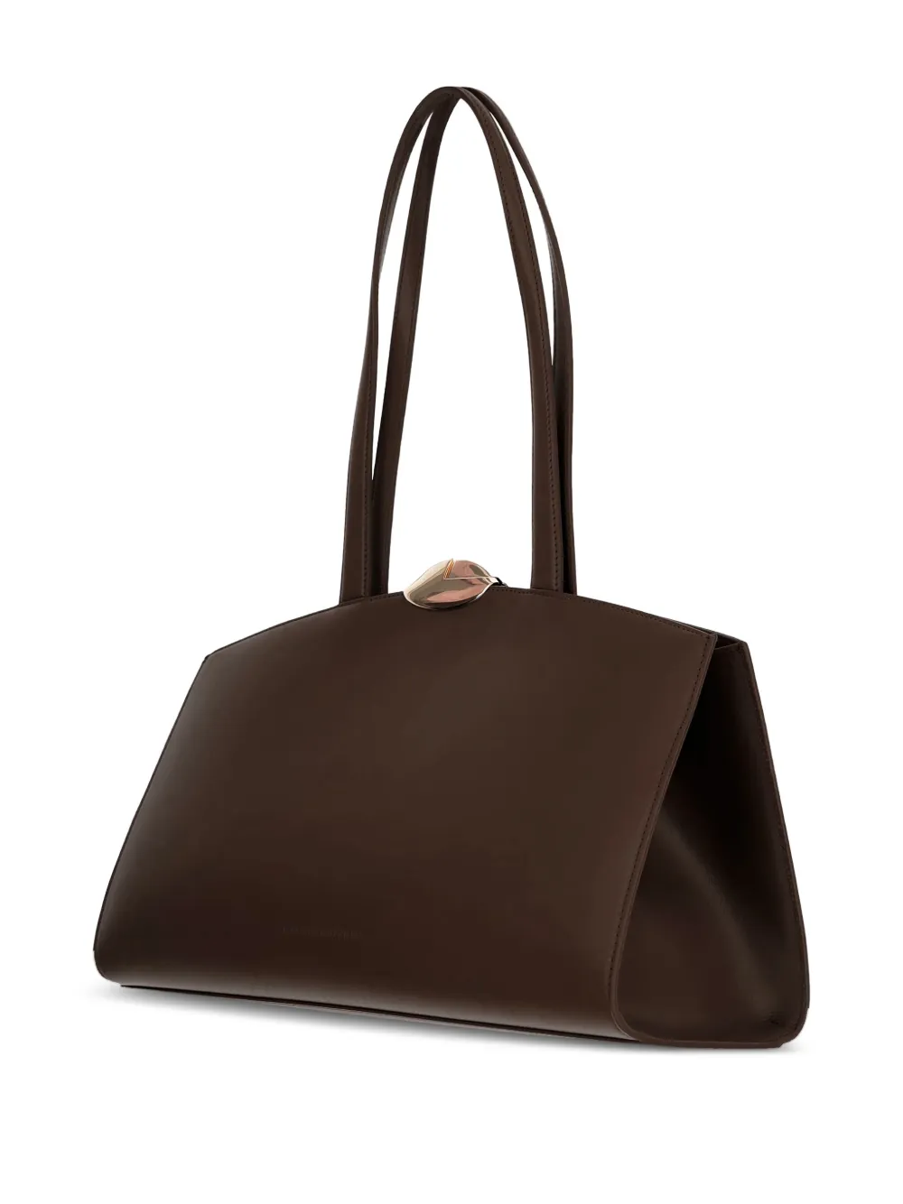 Benedetta Bruzziches Serena schoudertas met gesp Bruin