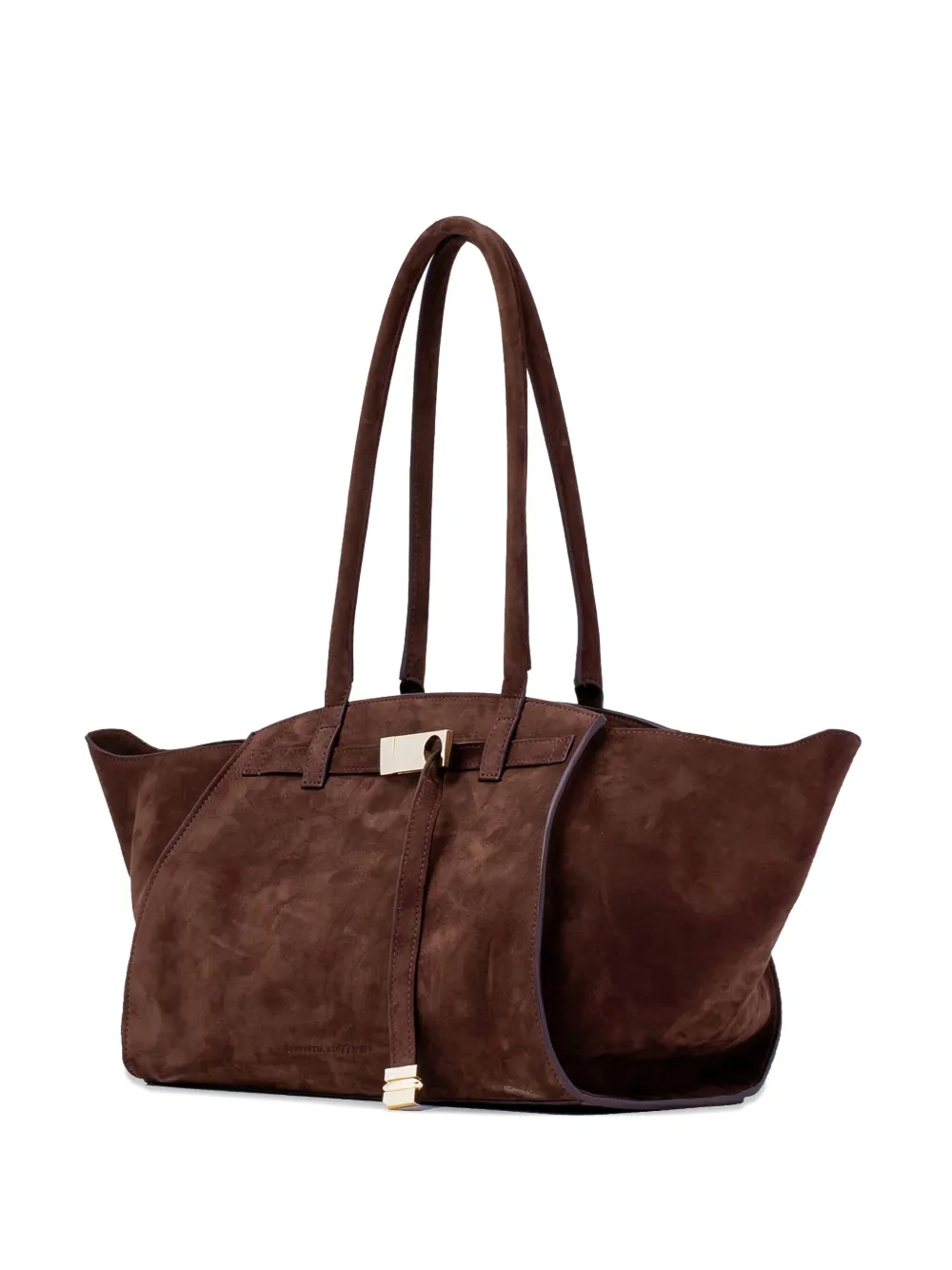 Benedetta Bruzziches Mame Weekend suede shoulder bag | Brown | Image 1
