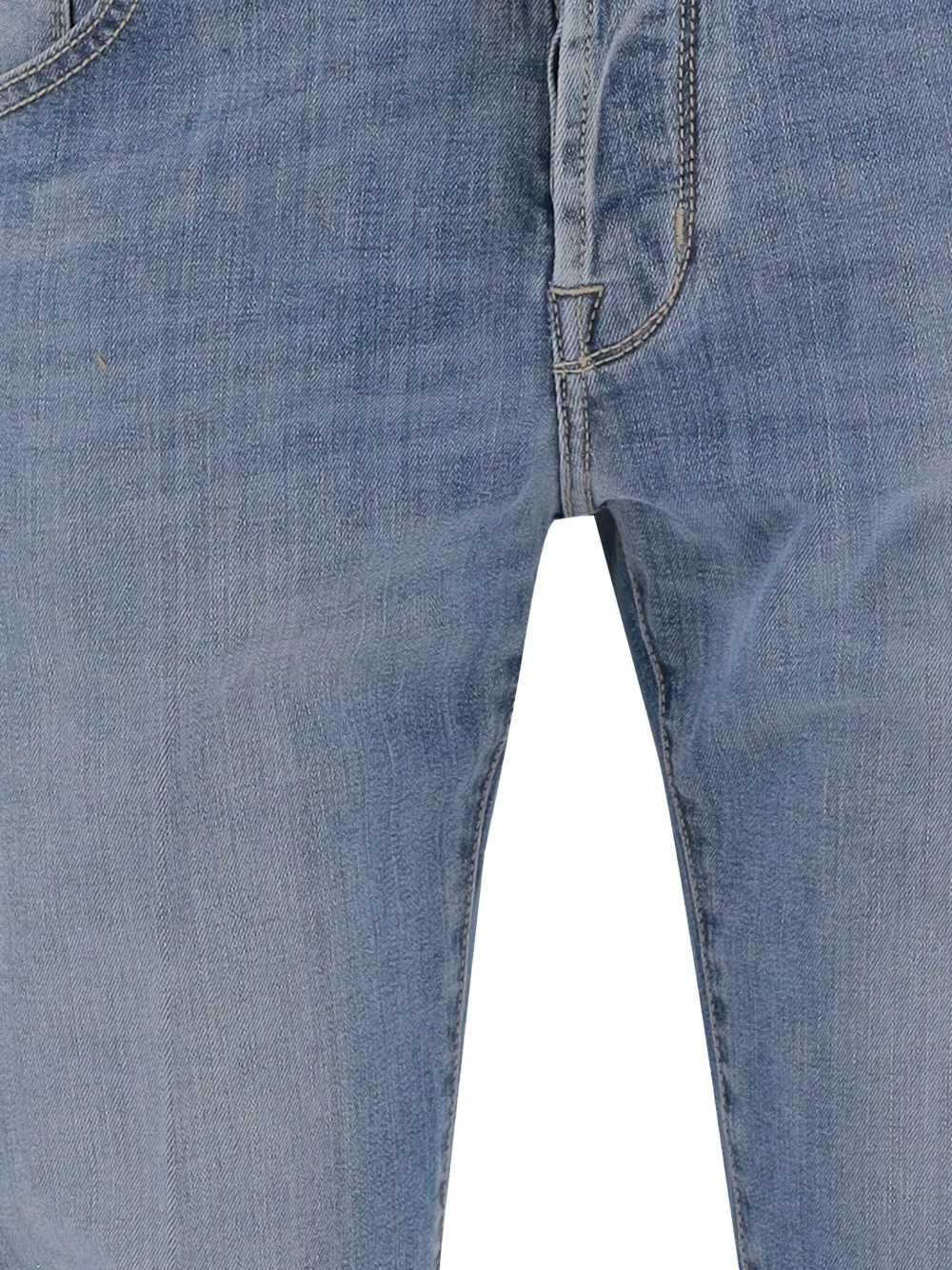 Jacob Cohën Button-fly jeans met vijf zakken Blauw