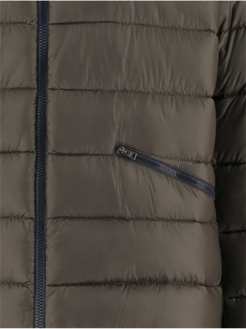 Herno Long-sleeved Cotton Jacket In Green