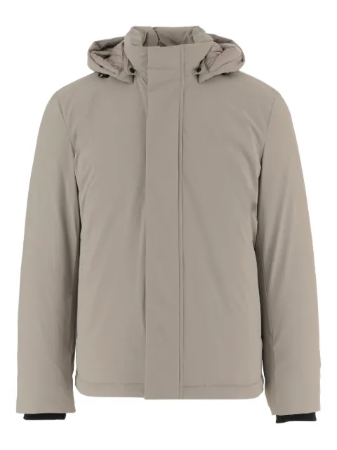 Woolrich detachable-hood short coat
