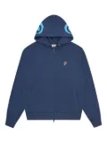 ICECREAM gradient-effect zip-up hoodie - Blue