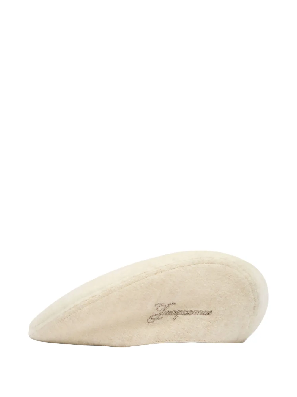 Jacquemus Le Valérie Wool Beret In Neutral