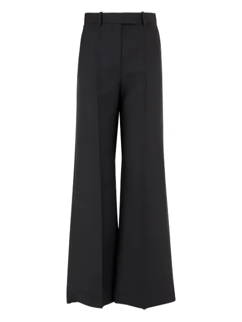 Valentino Garavani pressed-crease wide-leg trousers