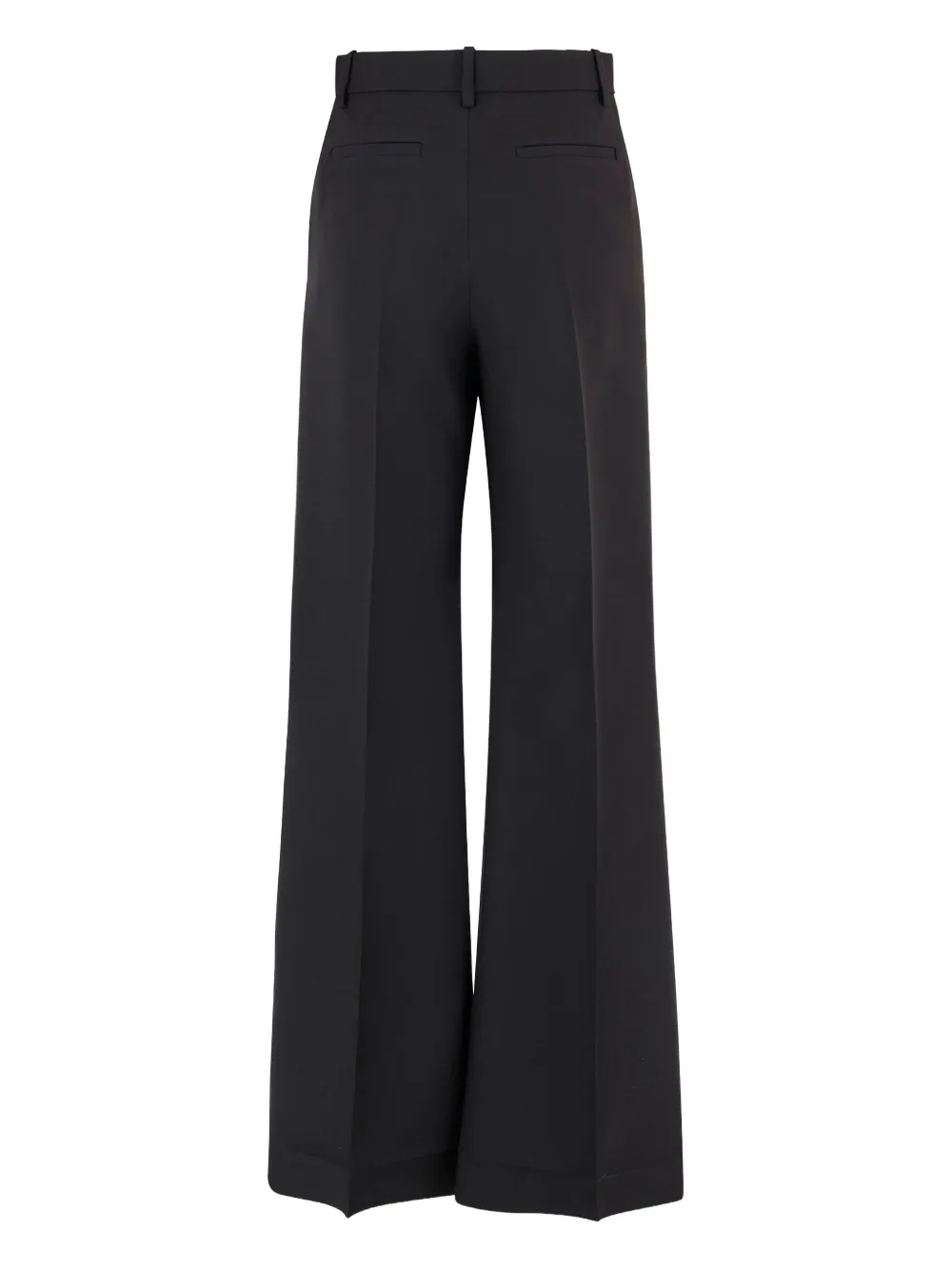 Valentino Garavani Broek met wijde pijpen - Zwart