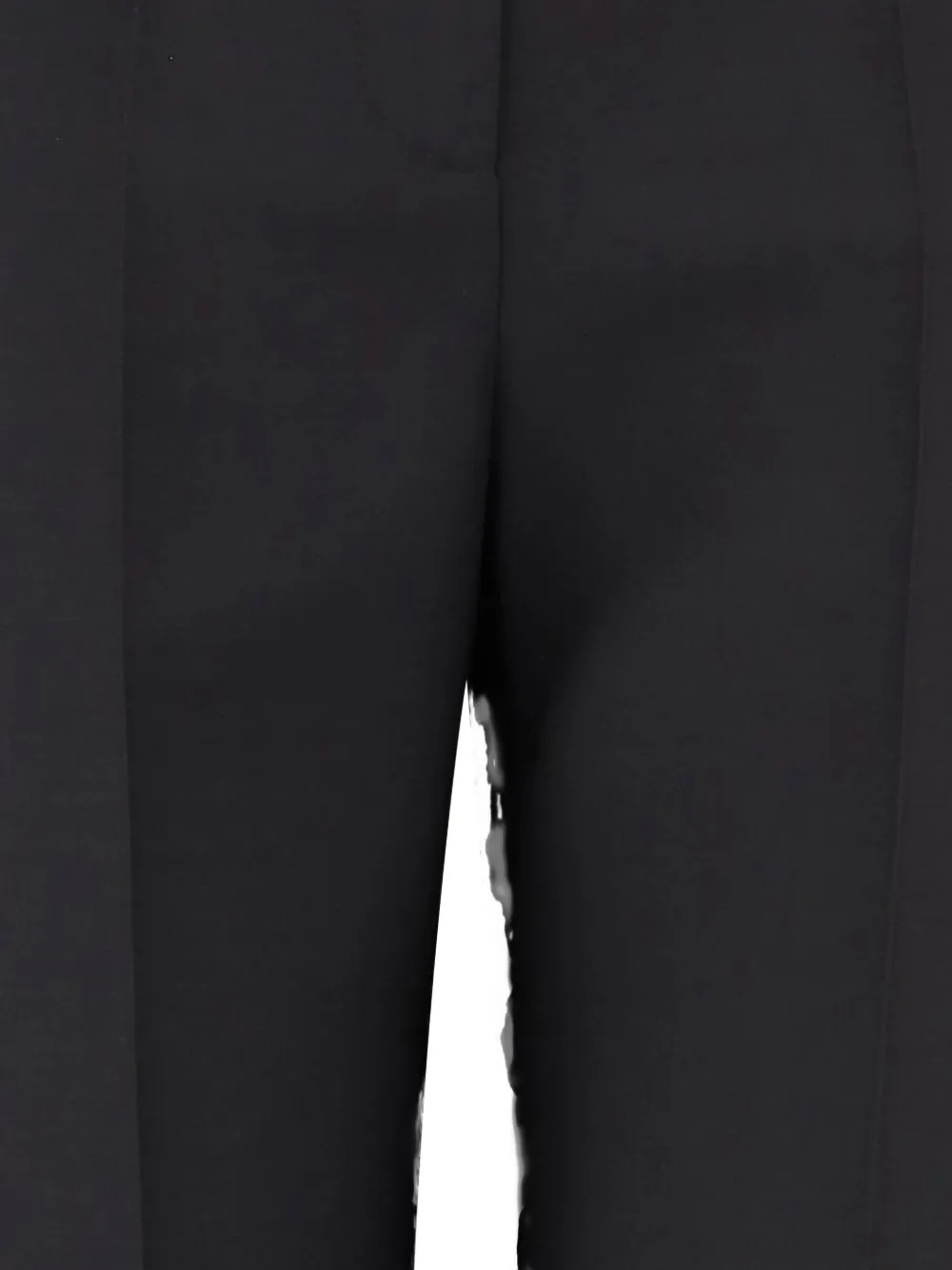 Valentino Garavani Broek met wijde pijpen Zwart