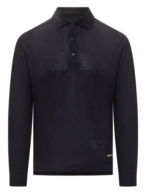 Premiata buttoned long-sleeve polo shirt