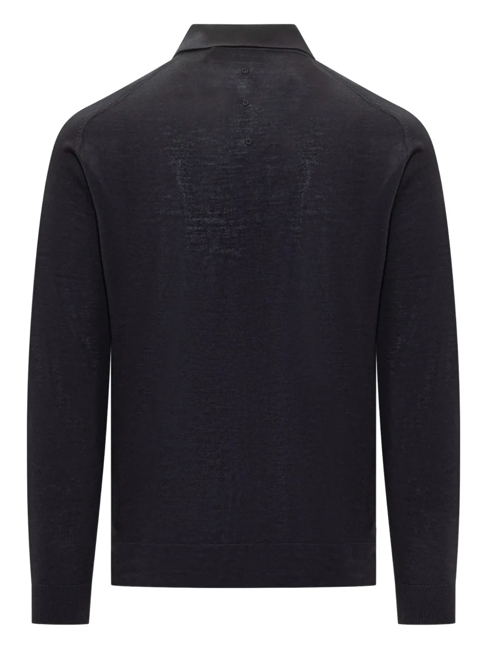 Premiata buttoned long-sleeve polo shirt - Blauw