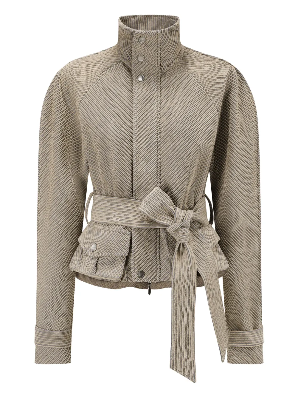 OUDE WAAG herringbone belted jacket | Neutrals | Image 1