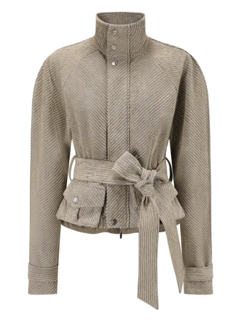 OUDE WAAG herringbone belted jacket