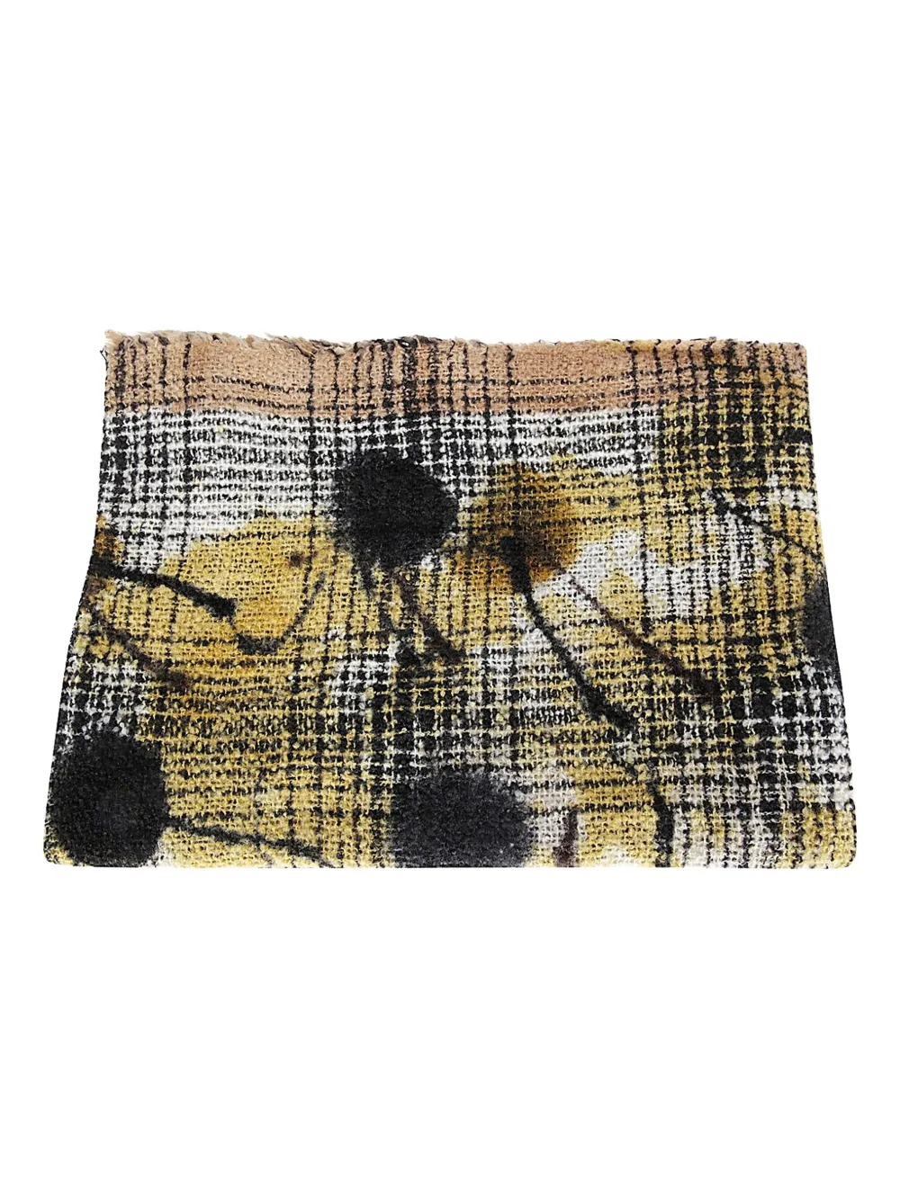 Faliero Sarti check scarf - Beige