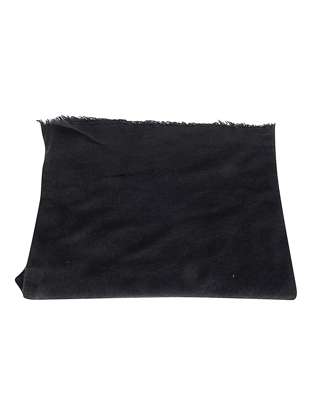 Faliero Sarti Adriel frayed scarf - Zwart