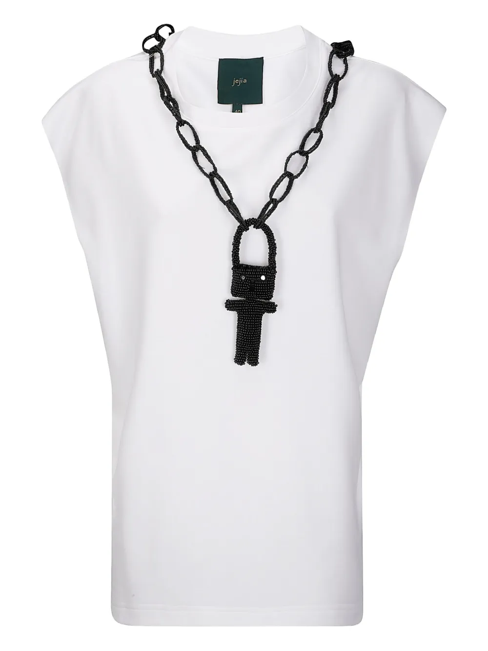 Jejia Tea Robot-chain T-shirt In White