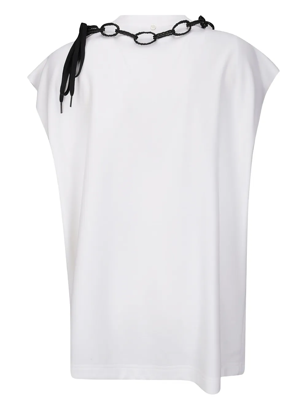Jejia Tea Robot-chain T-shirt In White