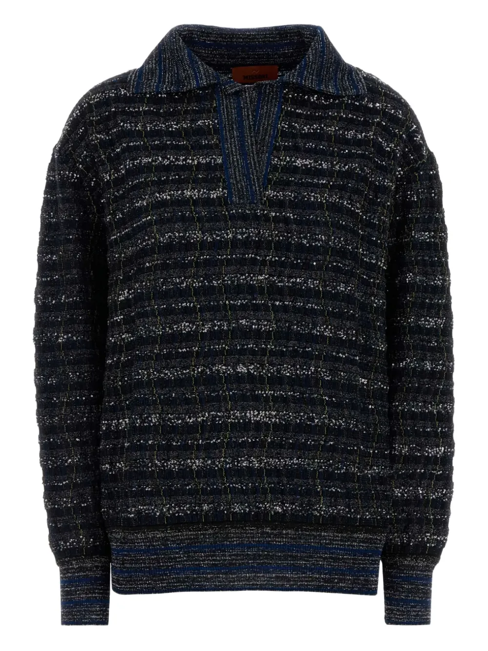 Missoni metallic-thread detailed sweater | أزرق | Image 1