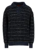 Missoni metallic-thread detailed sweater - Blue