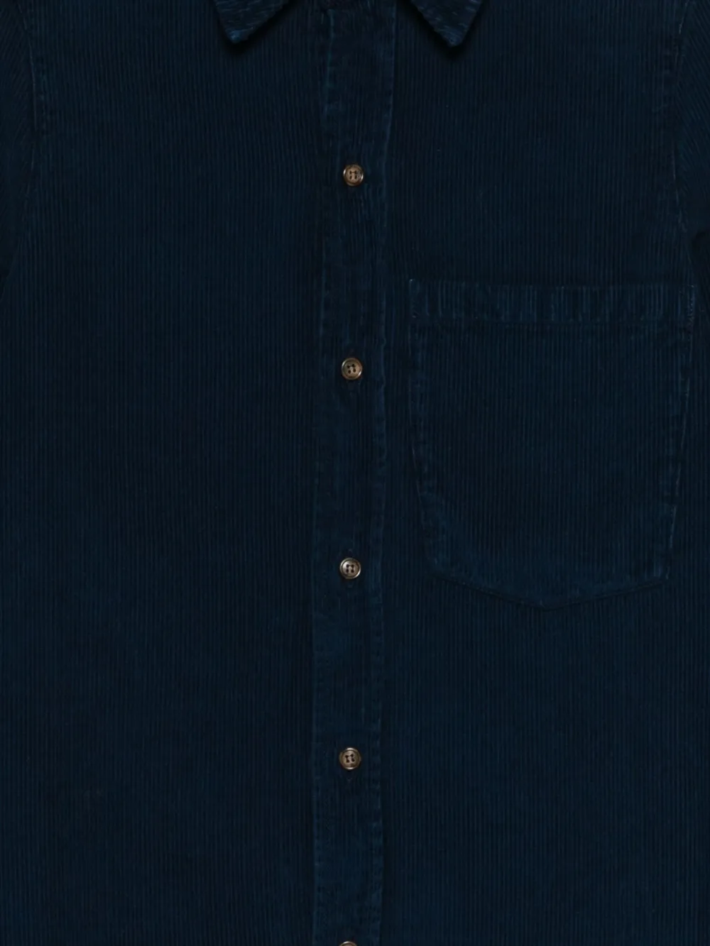 Victoria Beckham Pocket Buttoned Top In Blue