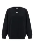 Maison Kitsuné Baby Fox-patch crew-neck sweatshirt - Black