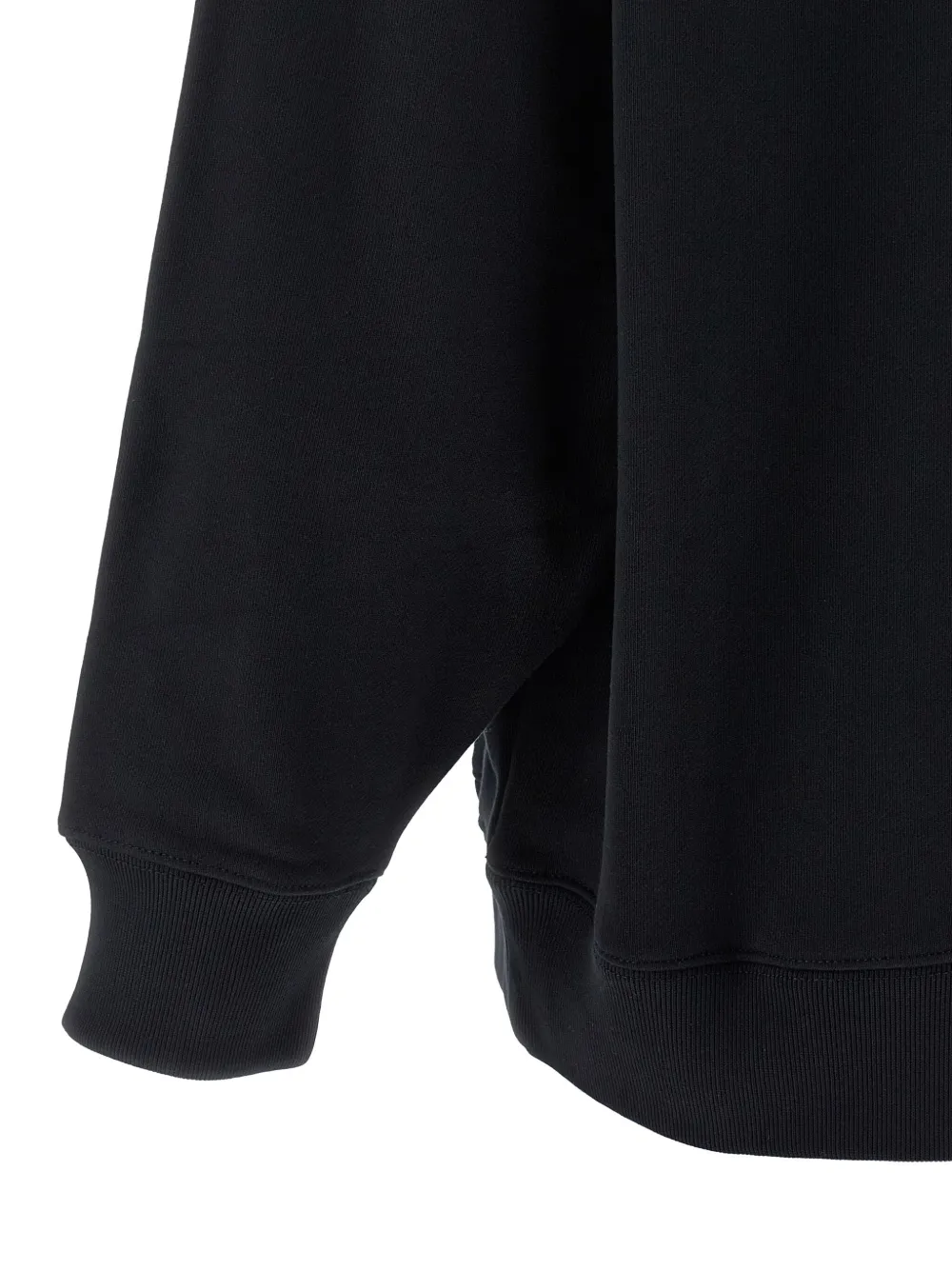 Maison Kitsuné Baby Fox-patch Crew-neck Sweatshirt In Black